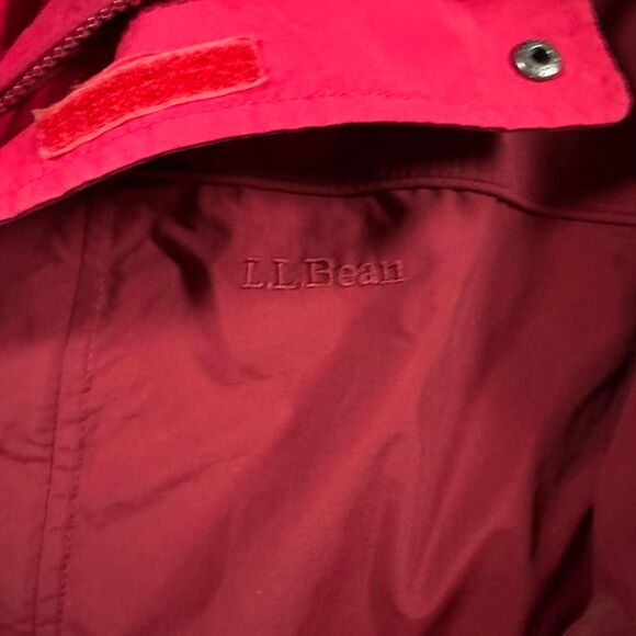 Lands’ End Women’s Red 3-in-1 Waterproof Fleece Lined Interchange Jacket - Picture 3 of 6